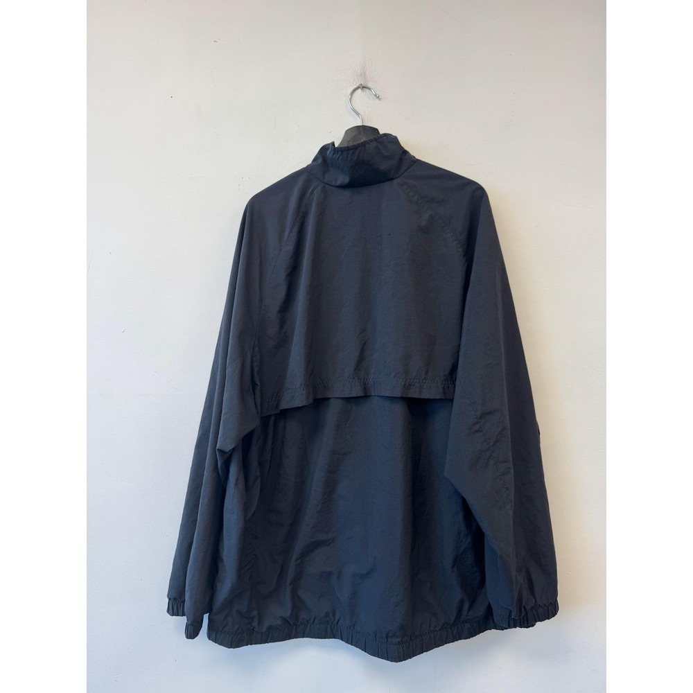 Vintage Nike Windbreaker Jacket Mens 2XL Gray Full Zip Running Gym Training Y2K - Picture 2 of 7